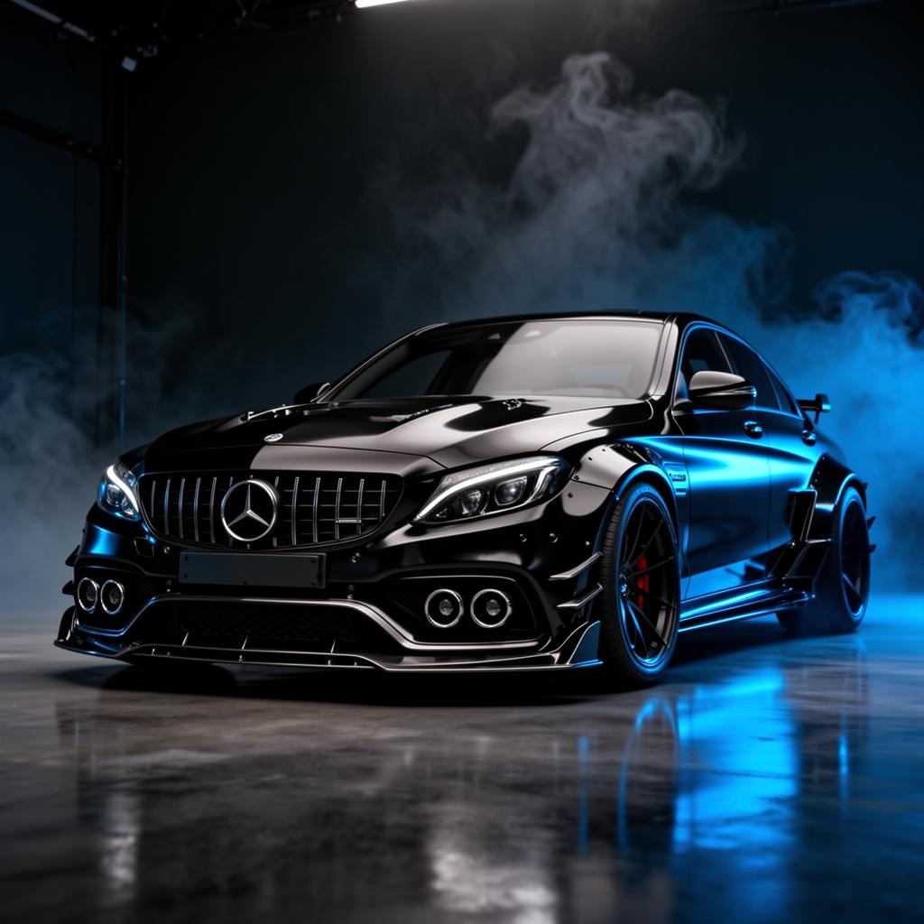 Mercedes-AMG C63 S widebody na detailing — Y&A signature